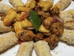 咕噜肉拼海鲜卷-侠成水上农庄(工业大道店)