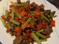 小炒黄牛肉-秀水人家
