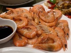 白灼虾-琼菜坊·无鸡不成宴·海南菜老爸茶糟粕醋(海口骑楼老街店)