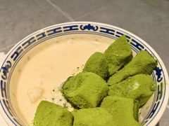 抹茶麻薯奶冰-李百蟹·江南蟹黄面·河景餐厅(夫子庙总店)