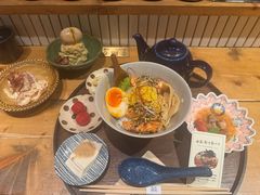 炙煎三文鱼茶泡饭-啢啢茶寮(芳华横街店)