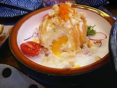 炸温泉蛋土豆泥沙律-仙隐小鹿中華の日料(正弘城店)