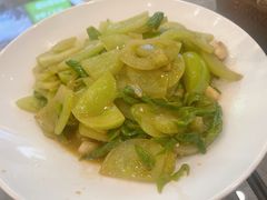 青番茄炒青椒-再回头私房菜·老南京菜