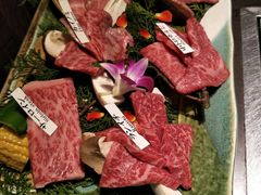 松阪牛肉拼盘-松阪牛焼肉M(法善寺横丁店)