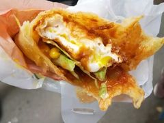 -小红车炸蛋葱油饼