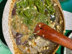 皮蛋青椒擂茄子-费大厨辣椒炒肉(太平老街店)
