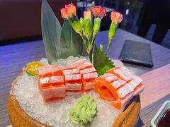 三文鱼腩刺身-炙柒Sekinana·精致日料(合生汇店)