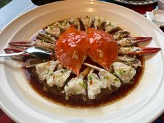 糟骨头黑豚肉碎蒸膏蟹-上海滩餐厅(BFC外滩金融中心店)