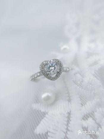 TIAMO钻石这款爆闪50分圆钻心形设计钻戒美炸了