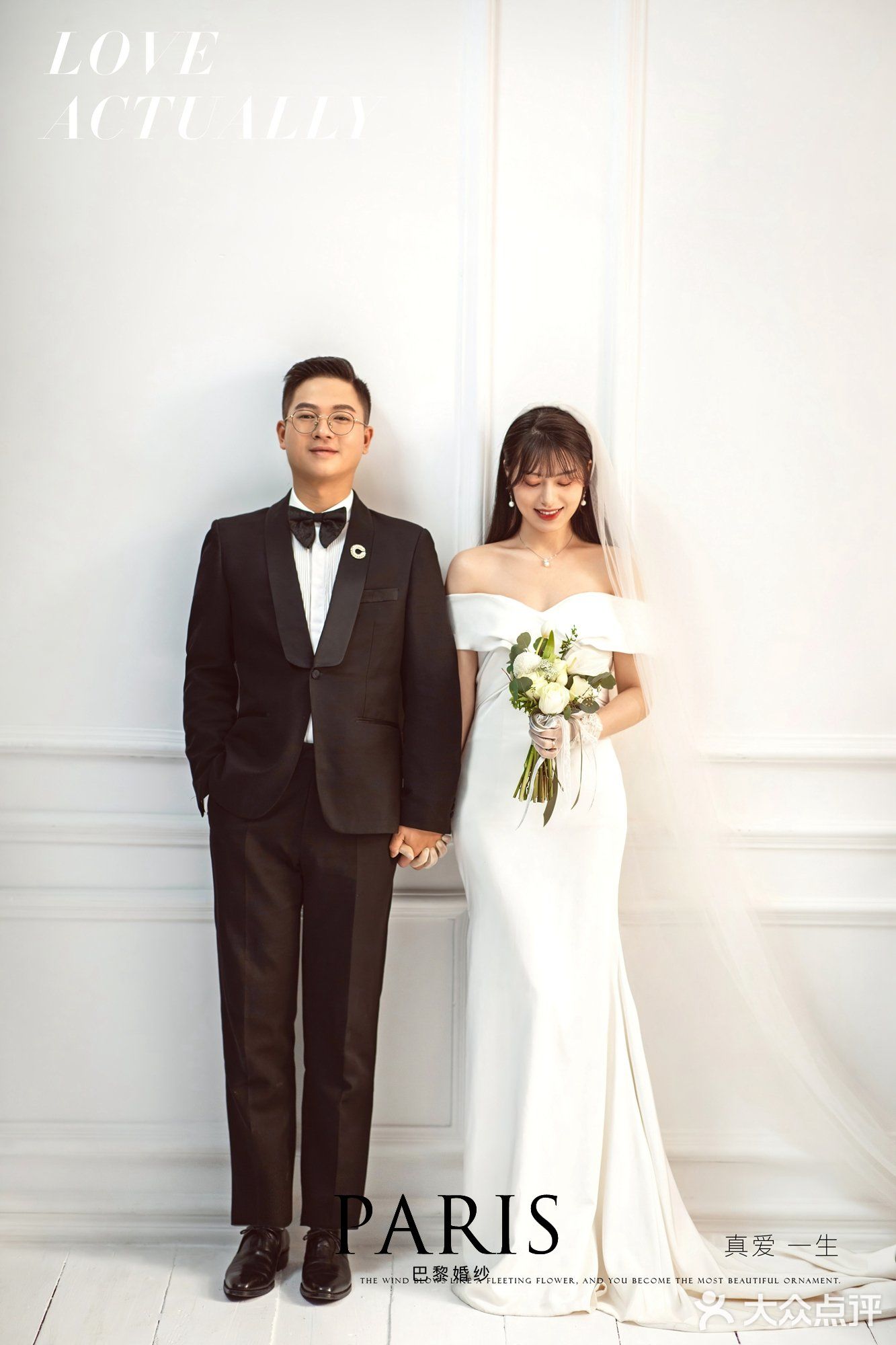 这组室内婚纱照简直是美到发光了