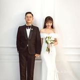 这组室内婚纱照简直是美到发光了
