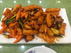 宫保虾仁鱿鱼-桃子餐厅·天津菜(红星路直营店)