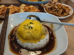 芝士牛肉汉堡咖喱饭-红小满休闲餐厅(十全街店)