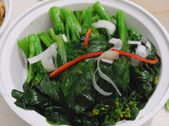 白灼菜心-如轩海鲜砂锅粥(名都店)