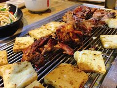 烤千叶豆腐-牧之源炭火烤羊腿(沽源店)