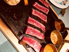 澳洲特拉克拉西冷牛排-蜜桃花开·中西融合菜E&W(南长街店)