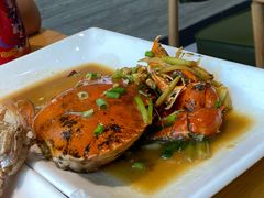 葱油梭子蟹-金海湾海鲜排档(朱家尖店)