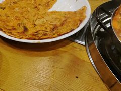 泡菜饼-喇喇排骨火锅·传统韩式脊骨汤(望京西园总店)