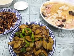 三鲜锅巴-北大地皖峰饭馆