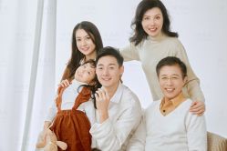 -时光纪亲子全家福照相馆(静安店母女写真父母纪念照)
