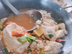 豆腐配虾-小乡小镇·传承桐庐土菜·老板亲自烧的菜