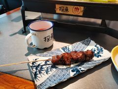 串烤糖醋排骨-探鱼·鲜青椒爽麻烤鱼(苏宁广场店)