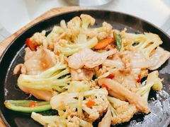 虾酱土猪爆台山菜-朱仔记食府(江南大道店)