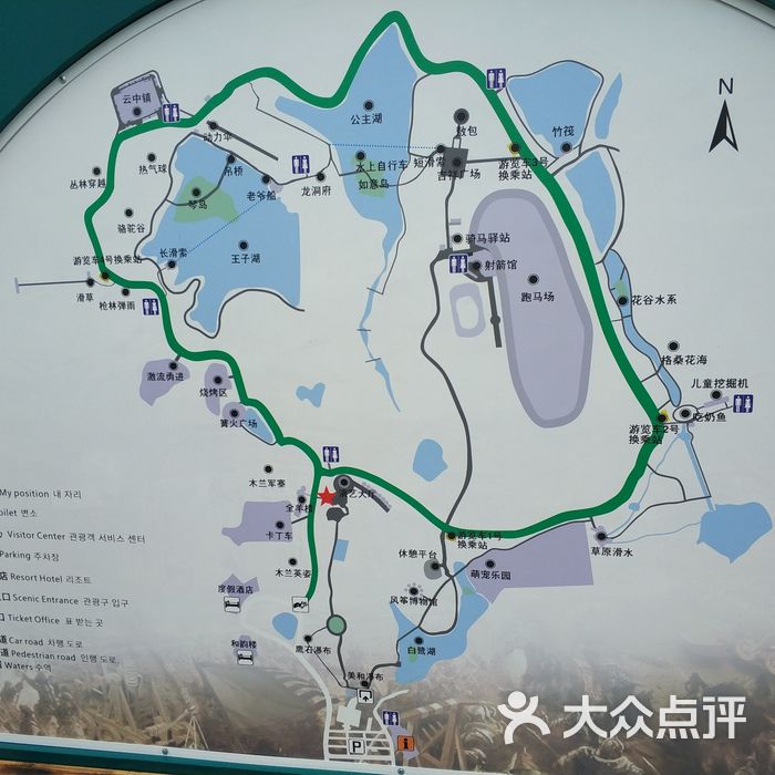 木兰围场旅游路线图图片