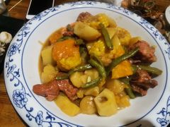 -东来菜馆•手抓海鲜家常菜•海鲜锅贴(鸽子窝店)