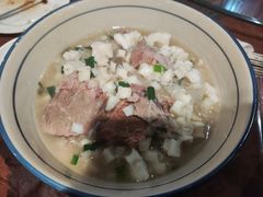 普通羊肉泡馍-老兰家传统烧烤炒菜泡馍(小南门店)