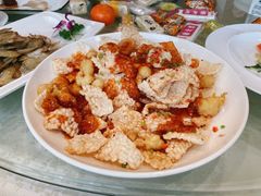 虾仁锅巴-新长岭大酒店酒楼