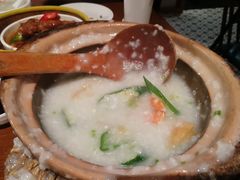 秋葵鲜虾粥-南拳十三姨·潮汕砂锅粥(世纪金源店)