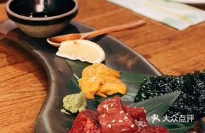 Grilled Meat and Sea Urchin