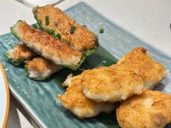 鱼饼拼酿尖椒-常来小聚·广州非遗传承餐厅(高德置地店)