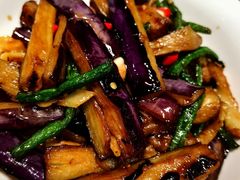 茄子烧豆角-香融府·烤鸭·家常菜(马家堡路店)