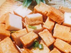 烤鱼豆腐-小泥炉烤肉烧烤大排档