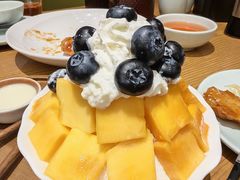 芒果蓝莓冰-必点海鲜·海肠捞饭大王(滨江道店)