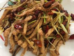 干煸鱿鱼-北戴河庆山饭店·海鲜砂锅粥(北戴河黑石路店)