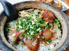 黄鳝拼腊肉煲仔饭-文记煲仔饭