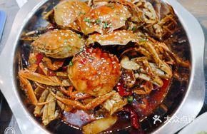 Stewed Large Crab in Oil