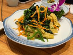 菠菜拌面筋-品回味清真西北楼(宁波首店)