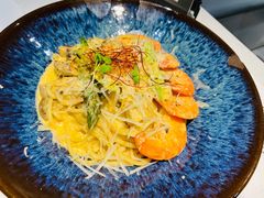芝士蘑菇鲜虾意大利面-BE BRIGHT KITCHEN(正佳广场店)