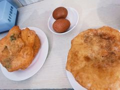 素韭菜馅饼-老方子馅饼粥(台东店)
