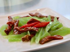 莴笋炒牛柳-自在弥林花园餐厅(云栖店)