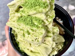 雪花冰（抹茶味）-串妹花式冰粉(乐山总店)