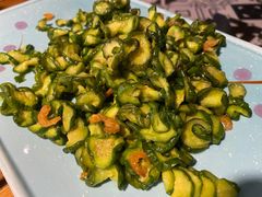 金钩海米炒脆瓜-船歌鱼水饺(淄博万象汇店)