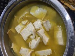 手工豆腐笋干汤-国生茶庄·地道农家菜团建活动