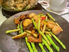 烧汁白玉菇炒带子-尚一汤·粤菜海鲜(环球港店)