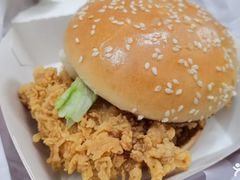 香辣鸡腿堡单人餐兑换券-肯德基(杭州复兴店)