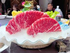 雪花牛肉小火锅-骏莱海鲜鱼港(五角场店)